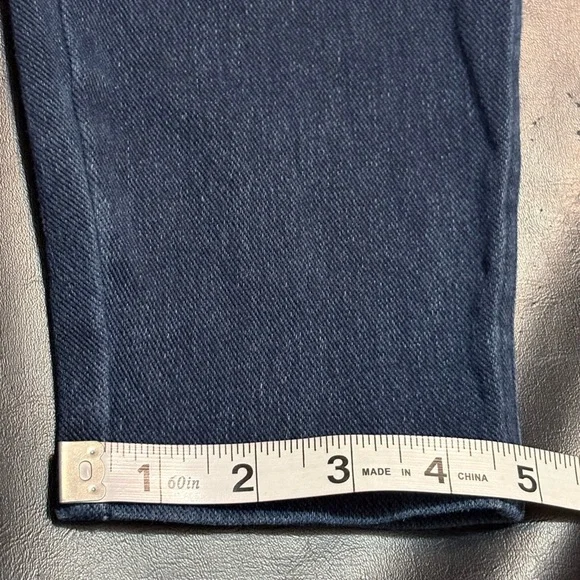 SPANX High Rise Dark Indigo Women's Cotton blend Jeans/Jeggings. Size XL - Picture 12 of 12